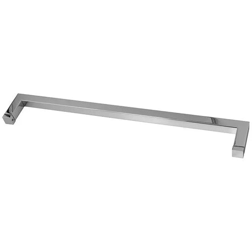 18 Square Single Towel Bar with Washers