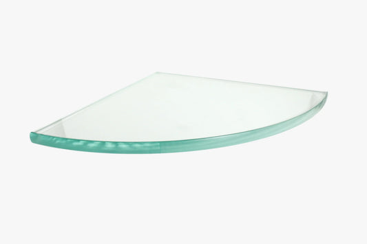 9X9 10mm Tempered Glass Corner Shelf