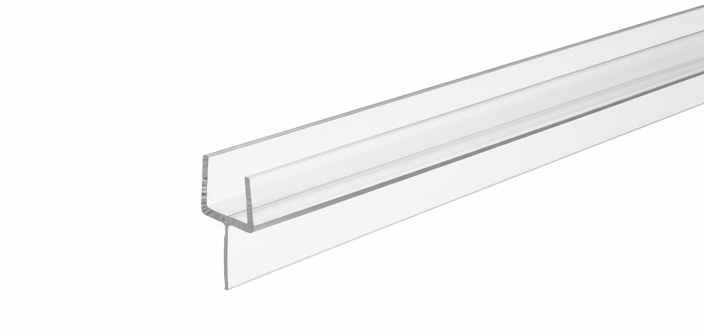 One-Piece Bottom Rail With Clear Wipe