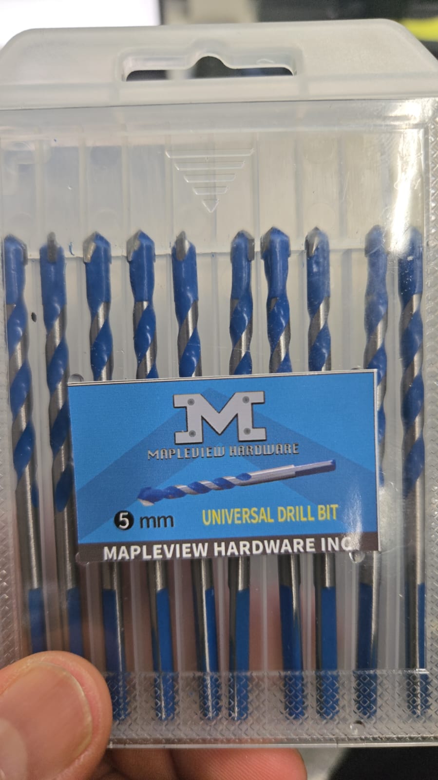 Carbide drill bit for tile